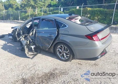 2021 Hyundai Sonata Sel z USA, uszkodzony, nr VIN 5NPEF4JAXMH102868